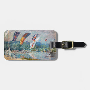 Alfred Sisley - Regatta at Molesey Luggage Tag