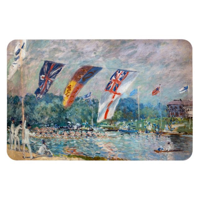 Alfred Sisley - Regatta at Molesey Magnet (Horizontal)