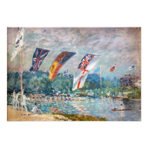 Alfred Sisley - Regatta at Molesey Photo Print