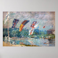 Alfred Sisley - Regatta at Molesey