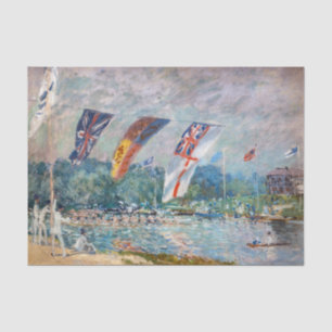 Alfred Sisley - Regatta at Molesey Tissue Paper