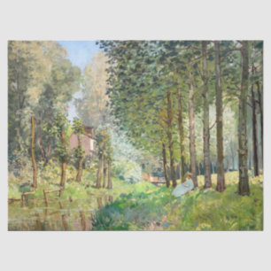 Alfred Sisley - Rest along the Stream Tissue Paper