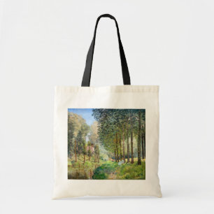 Alfred Sisley - Rest along the Stream Tote Bag