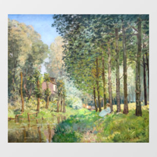 Alfred Sisley - Rest along the Stream Window Cling