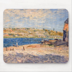Alfred Sisley - River Banks at Saint-Mammes Mouse Mat