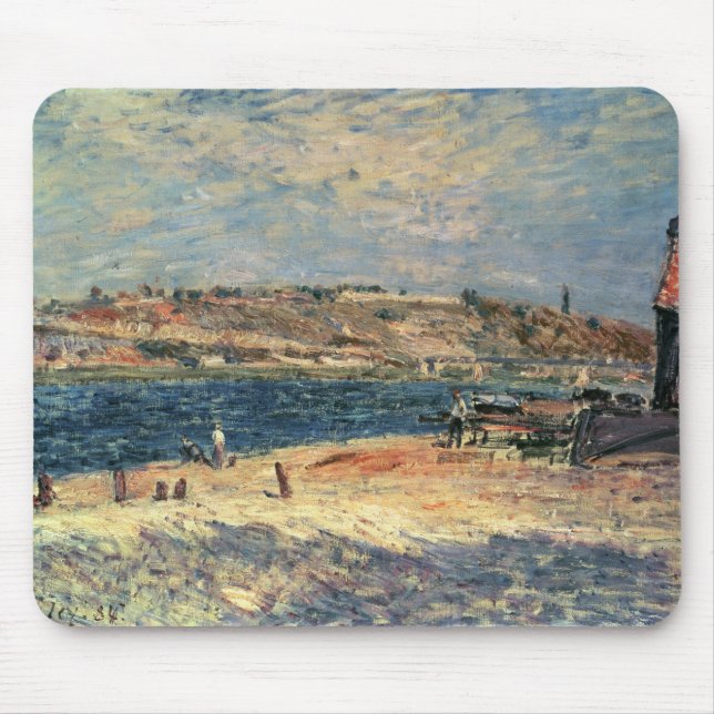Alfred Sisley | River Banks at Saint-Mammes Mouse Mat (Front)