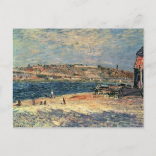 Alfred Sisley River Banks at Saint-Mammes Postcard