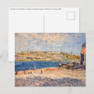 Alfred Sisley - River Banks at Saint-Mammes Postcard
