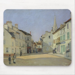 Alfred Sisley Rue de la Chaussee at Argenteuil Mouse Mat