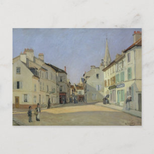 Alfred Sisley Rue de la Chaussee at Argenteuil Postcard