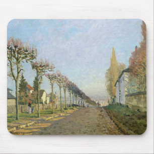 Alfred Sisley Rue de la Machine, Louveciennes Mouse Mat