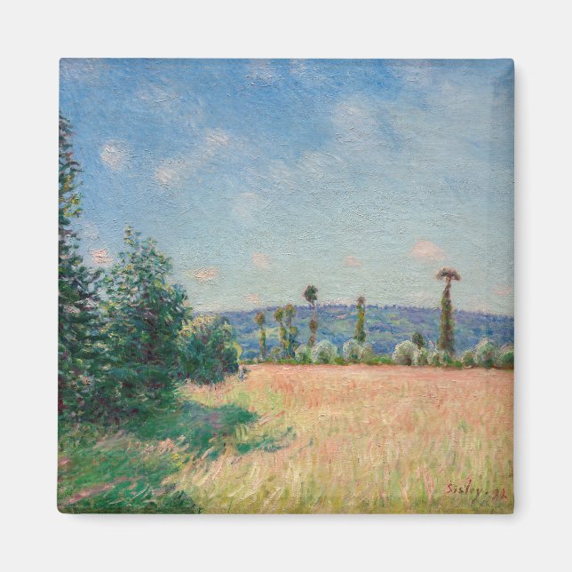 Alfred Sisley - Sahurs Meadows in Morning Sun Magnet (Front)