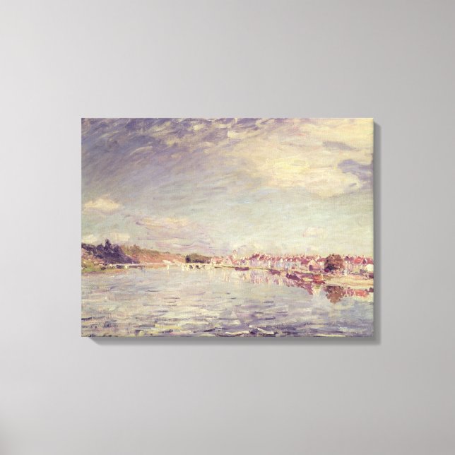 Alfred Sisley | Saint-Mammes Canvas Print (Front)