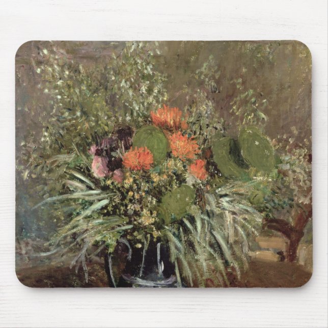Alfred Sisley | Still Life of Wild Flowers Mouse Mat (Front)