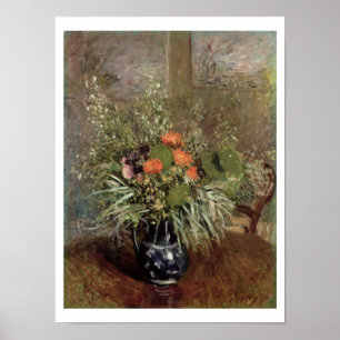 Alfred Sisley Still Life of Wild Flowers Poster