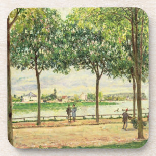 Alfred Sisley   Street of Spanish Chestnut Trees Coaster