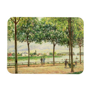 Alfred Sisley Street of Spanish Chestnut Trees Magnet