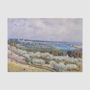Alfred Sisley - Terrace at Saint-Germain, Spring Tissue Paper