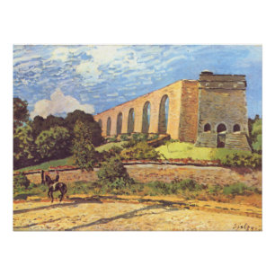 Alfred Sisley The Aqueduct of Marly Poster
