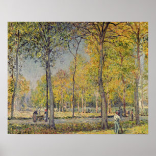 Alfred Sisley   The Bois de Boulogne Poster