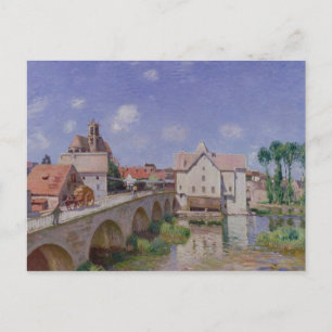 Alfred Sisley The Bridge at Moret Postcard