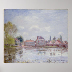 Alfred Sisley The Bridge at Moret-sur-Loing Poster