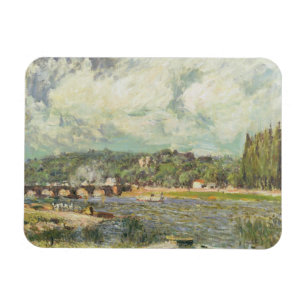 Alfred Sisley   The Bridge at Sevres Magnet