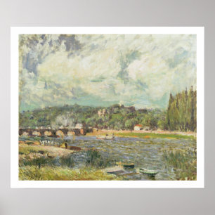 Alfred Sisley The Bridge at Sevres Poster