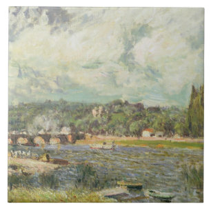 Alfred Sisley The Bridge at Sevres Tile