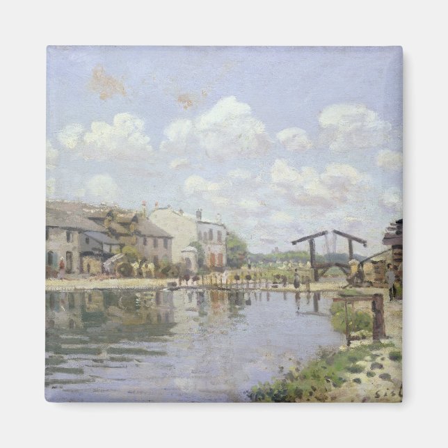 Alfred Sisley | The Canal Saint-Martin, Paris Magnet (Front)