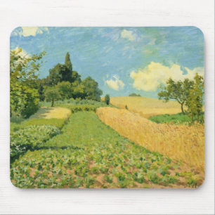 Alfred Sisley The Cornfield Mouse Mat