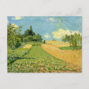 Alfred Sisley The Cornfield Postcard