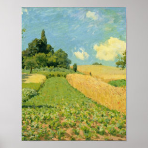 Alfred Sisley The Cornfield Poster