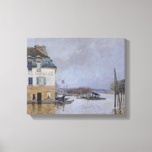Alfred Sisley   The Flood at Port-Marly Canvas Print