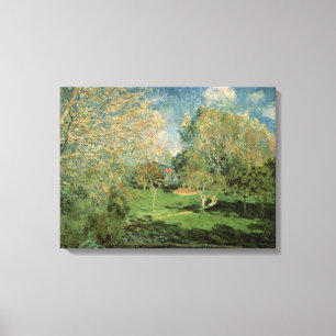 Alfred Sisley The Garden of Hoschede Family Canvas Print