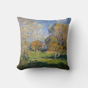 Alfred Sisley - The Garden of Hoschede, Montgeron Cushion