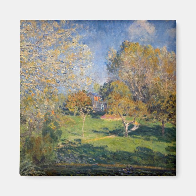 Alfred Sisley - The Garden of Hoschede, Montgeron Magnet (Front)