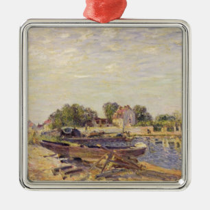 Alfred Sisley   The Loing at Saint-Mammes Metal Tree Decoration