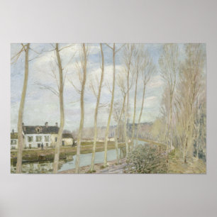 Alfred Sisley - The Loing's Canal Poster