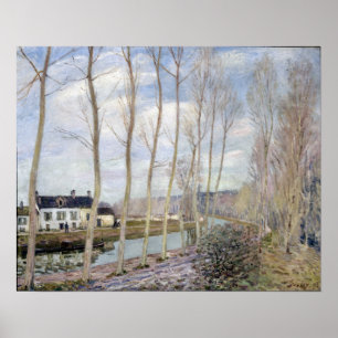 Alfred Sisley The Loing's Canal Poster