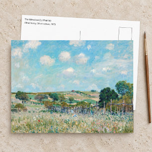 Alfred Sisley - The Meadow Postcard