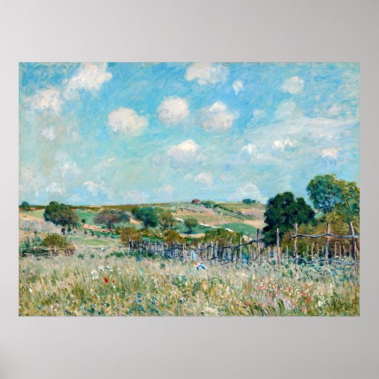 Alfred Sisley - The Meadow Poster | Zazzle.co.uk