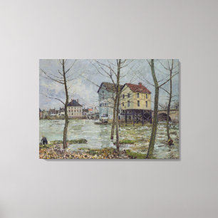 Alfred Sisley The Mills at Moret-sur-Loing Canvas Print