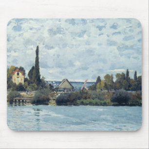 Alfred Sisley The Seine at Bougival Mouse Mat