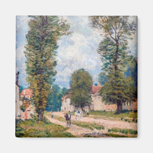 Alfred Sisley - The Versailles Road Magnet (Front)