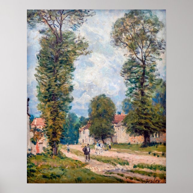 Alfred Sisley - The Versailles Road Poster (Front)
