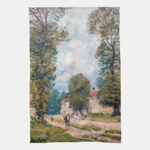 Alfred Sisley - The Versailles Road Tea Towel