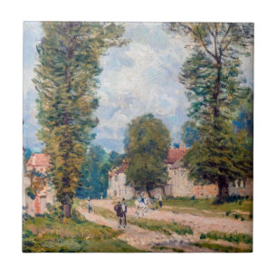 Alfred Sisley - The Versailles Road Tile