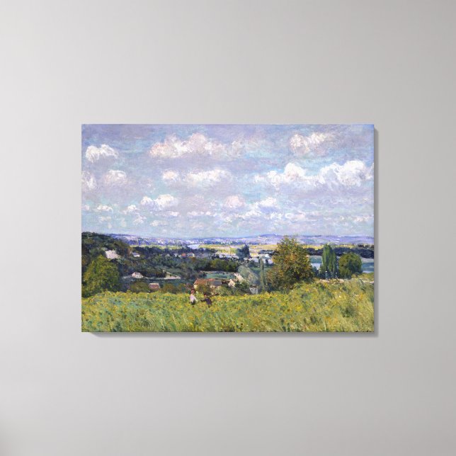 Alfred Sisley | Valley of the Seine at St-Cloud Canvas Print (Front)