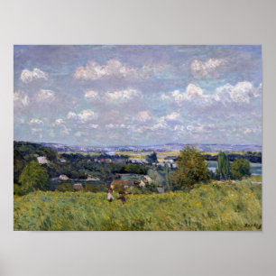 Alfred Sisley Valley of the Seine at St-Cloud Poster